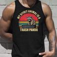 Trash Panda Raccoon Lovers Tank Top | Fun Animal Spirit Tee Gifts for Him