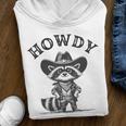 Howdy Cowboy Raccoon Unisex Hoodie - Fun Animal Design for All Ages Howdy Cowboy Raccoon Unisex Hoodie - Fun Animal Design for All Ages