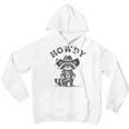 Howdy Cowboy Raccoon Unisex Hoodie - Fun Animal Design for All Ages Howdy Cowboy Raccoon Unisex Hoodie - Fun Animal Design for All Ages