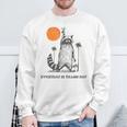 Retro 90s Raccoon Sweatshirt - Everyday Fun Theme Gifts for Old Men