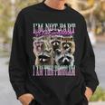 Not Part of the Problem Raccoon Meme Sweatshirt - Unisex Humor Gifts for Him