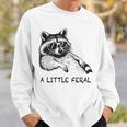 Cozy Raccoon Sweatshirt - Animal Moon Design | Unisex Trash Panda Fun Gifts for Him Cozy Raccoon Sweatshirt - Animal Moon Design | Unisex Trash Panda Fun Gifts for Him