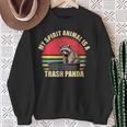 Trash Panda Spirit Animal Sweatshirt - Raccoon Enthusiast Gift Gifts for Old Women