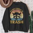 Vintage Raccoon Lovers Sweatshirt - Fun Design for Casual Wear Gifts for Old Women