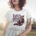 Raccoon Loves Coffee Women's T-Shirt - Cute Vintage Style Gifts for Her