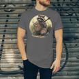 Cottagecore Raccoon Playing Banjo Unisex T-Shirt | Artistic Aesthetic