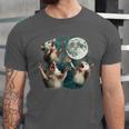 Three Possum Moon Meme Unisex T-Shirt - Quirky & Fun