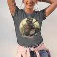 Cottagecore Raccoon Playing Banjo Unisex T-Shirt | Artistic Aesthetic