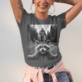 Raccoon & Bigfoot Selfie Unisex T-Shirt | Fun Graphic Tee