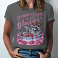 Strawberry Jam Raccoon Unisex T-Shirt - Whimsical Design Strawberry Jam Raccoon Unisex T-Shirt - Whimsical Design