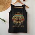Raccoon Cartoon Unisex Tank Top - Fun Trash Panda Design Unique Gifts