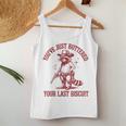 Cowboy Raccoon Women's Tank Top - Playful Western Flair Unique Gifts