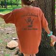 Raccoon Oversized Comfort Tee for Women | Quirky Back Print Flair Yam Raccoon Oversized Comfort Tee for Women | Quirky Back Print Flair Yam