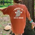 Raccoon 'Trash Panda' Women's Oversized Gym T-Shirt - Fun Workout Wear Yam