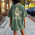 Vintage Cowboy Raccoon Women's Oversized T-Shirt | Western Humor Moss