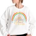 Autistic Raccoon Meme Women's Sweatshirt - Celebrate Neurodiversity White Autistic Raccoon Meme Women's Sweatshirt - Celebrate Neurodiversity White
