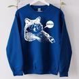 Trash Panda Lover Women's Oversized Sweatshirt | Teen Slang Meme Royal Blue