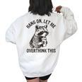 Vintage Raccoon Opossum Skunk Sweatshirt - Women's Oversized Back Print White Vintage Raccoon Opossum Skunk Sweatshirt - Women's Oversized Back Print White