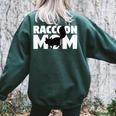 Raccoon Lover Oversized Women's Sweatshirt | Animal Mom Theme Forest