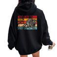 Adopt a Street Cat Oversized Hoodie - Women's Back Print Black Adopt a Street Cat Oversized Hoodie - Women's Back Print Black
