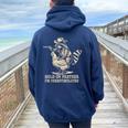 Vintage Cowboy Raccoon Hoodie - Oversized Western Humor - Women's Small Navy Blue Vintage Cowboy Raccoon Hoodie - Oversized Western Humor - Women's Small Navy Blue