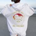 Sarcastic Raccoon Lover Women's Hoodie - Back Print - Delightful Gift White Sarcastic Raccoon Lover Women's Hoodie - Back Print - Delightful Gift White