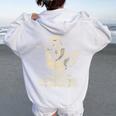Vintage Cowboy Raccoon Hoodie - Small Women's Western Humor White