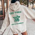 Sarcastic Raccoon Cowboy Women's Hoodie - Back Print - Fun Vibes Sand