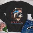 Vintage Raccoon Youth Crewneck Sweatshirt | Unique Statement Piece