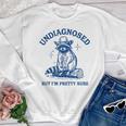 Cowboy Raccoon Meme Youth Crewneck - Fun & Quirky Statement Sweatshirt