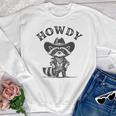 Cowboy Raccoon Youth Sweatshirt - Playful Unisex Animal Design