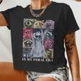 Raccoon Meme Crop Top for Women - Fun Team Trash Design Raccoon Meme Crop Top for Women - Fun Team Trash Design