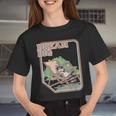 Raccoon Dream Big Women's Crop Top – Fun Trash Panda Tee
