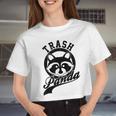 Trash Panda Raccoon Crop Top | Funny Meme for Women Trash Panda Raccoon Crop Top | Funny Meme for Women