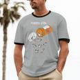 Raccoon Lover Cotton Ringer T-Shirt – Whimsical Unisex Happy Vibes Raccoon Lover Cotton Ringer T-Shirt – Whimsical Unisex Happy Vibes