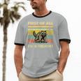 Retro Angry Raccoon Unisex Ringer T-Shirt - Fun Animal Design Retro Angry Raccoon Unisex Ringer T-Shirt - Fun Animal Design