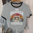 Raccoon Whisperer - Unisex Vintage Ringer T-Shirt for Animal Lovers