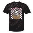 Adopt a Cat Team | Tie-Dye T-Shirt | Raccoon & Opossum Design Black Tie-Dye
