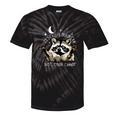 Funny Racoon Tie-Dye T-Shirt - Quirky Quote on Waste Management Black Tie-Dye Funny Racoon Tie-Dye T-Shirt - Quirky Quote on Waste Management Black Tie-Dye