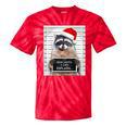 Dear Santa Raccoon Tie-Dye T-Shirt - Festive Christmas Fun Red Tie-Dye