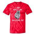 Raccoon Lover Tie-Dye T-Shirt - Fun Animal Design for Wildlife Fans Red Tie-Dye Raccoon Lover Tie-Dye T-Shirt - Fun Animal Design for Wildlife Fans Red Tie-Dye
