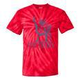 Stay Trashy Raccoon Tie-Dye T-Shirt - Feminine Halloween Fun Red Tie-Dye Stay Trashy Raccoon Tie-Dye T-Shirt - Feminine Halloween Fun Red Tie-Dye