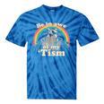 Autism Awareness Tie-Dye T-Shirt | Fun Raccoon Meme Design Blue Tie-Dye Autism Awareness Tie-Dye T-Shirt | Fun Raccoon Meme Design Blue Tie-Dye