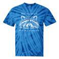 Cute Baby Raccoon Tie-Dye T-Shirt - Unique Style Expression Blue Tie-Dye