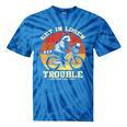 Get In Loser Tie-Dye T-Shirt | Raccoon Opossum Theme | Unisex Fun Wear Blue Tie-Dye Get In Loser Tie-Dye T-Shirt | Raccoon Opossum Theme | Unisex Fun Wear Blue Tie-Dye