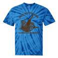 Sarcastic Raccoon Tie-Dye T-Shirt - Not My Trash Theme for Casual Fun Blue Tie-Dye
