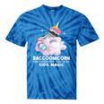 Tie-Dye Raccoonicorn T-Shirt | Trash Panda Unicorn Design Blue Tie-Dye