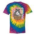 Adopt a Cat Team | Tie-Dye T-Shirt | Raccoon & Opossum Design Rainbow Tie-Dye