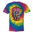 Cute Tie-Dye Racoon T-Shirt - Small, Colorful, Fun Vibe Rainbow Tie-Dye Cute Tie-Dye Racoon T-Shirt - Small, Colorful, Fun Vibe Rainbow Tie-Dye