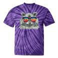 Raccoon Tie-Dye T-Shirt - Retro Sunglasses Design for Animal Lovers Purple Tie-Dye